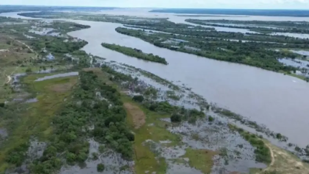 La alerta por la onda de crecida del río Paraná se traslada a ciudades del sur de Corrientes